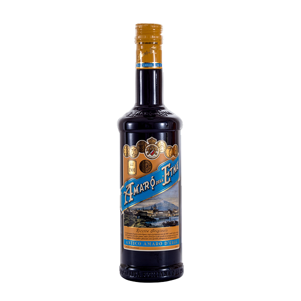 Agrosan Sicilia AMARO Dell Etna Kräuter Likör 70 cl / 29 % Italien