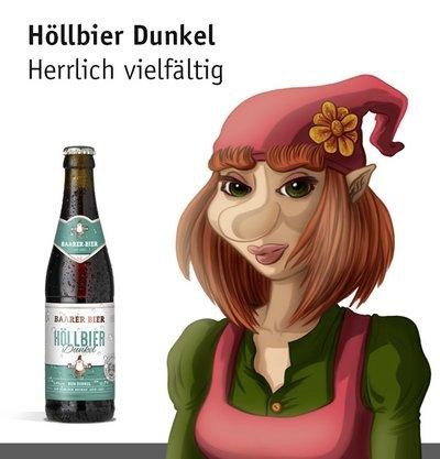 Baarer Höllbier DUNKEL Kiste 24 x 330 ml / 5.0 % Schweiz