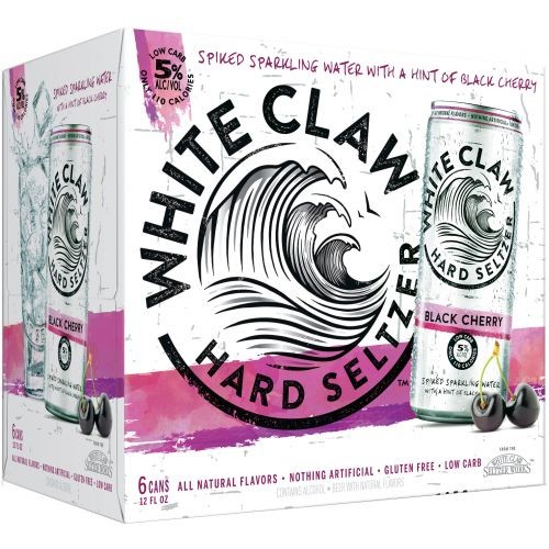 White Claw HARD SELTZER Black Cherry Kiste 24 x 355 ml / 5 % USA