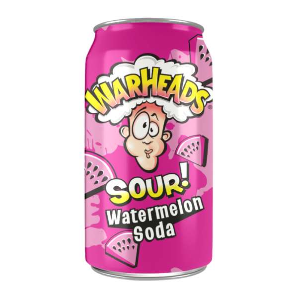 WARHEADS Sour WATERMELON Soda 355 ml USA