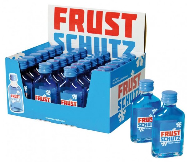 FRUSTSCHUTZ Vodka / Feigenlikör Box 24 x 2 cl / 16 % Deutschland