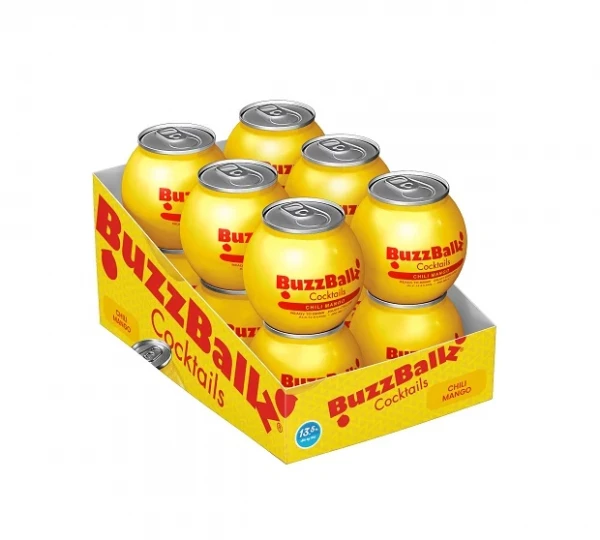 BuzzBallz CHILLI MANGO Cocktail Kiste 12 x 200 ml / 15 % USA