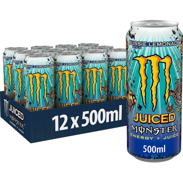 MONSTER Energy AUSSIE LEMONADE Kiste 12 x 500 ml UK