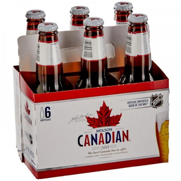 Molson Canadian Bier Kiste 24 x 330 ml / 5 % Kanada