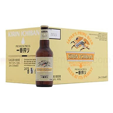 KIRIN ICHIBAN Premium Beer Kiste 24 x 330 ml / 5 % Japan