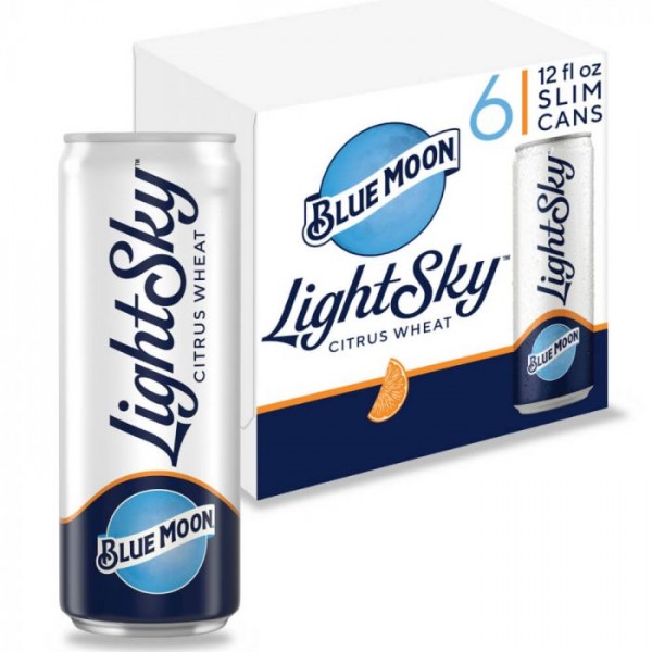BLUE MOON LIGHT SKY Citrus Wheat Beer Dose Kiste 24 x 355 ml / 4.0 % USA