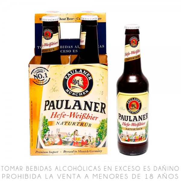 Paulaner Münchner WEISSBIER Kiste 24 x 330 ml / 5.5 % Deutschland