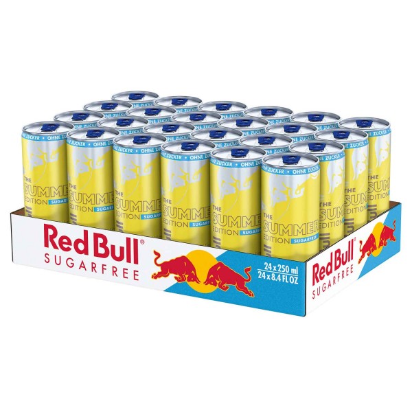 Red Bull Sommer 26 Edition Sugarfree Sudachi-Lime Energy Drink Kiste 24 x 250 ml Schweiz