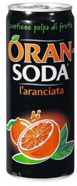 Oran Soda l'aranciata 330 ml Italien