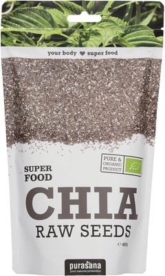 Purasana Superfood CHIA SEEDS BIO 400 Gramm Paraguay