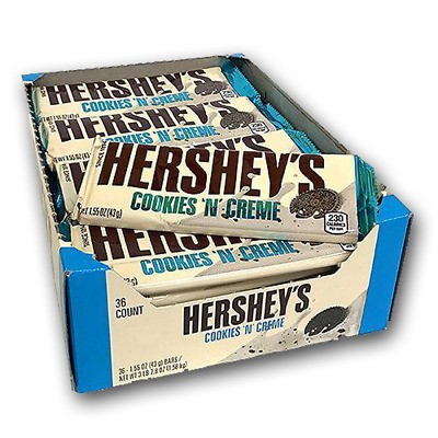 HERSHEY'S Cookies n' Creme Packung 36 x 43 Gramm USA