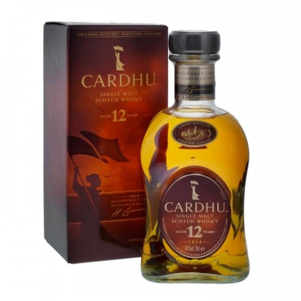 CARDHU 12 Years Speyside single Malt Scotch Whisky 70 cl / 40 % Schottland
