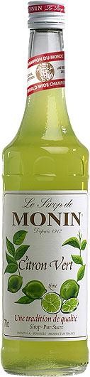 MONIN Premium Citron Verte / Lime Sirup 70 cl Frankreich