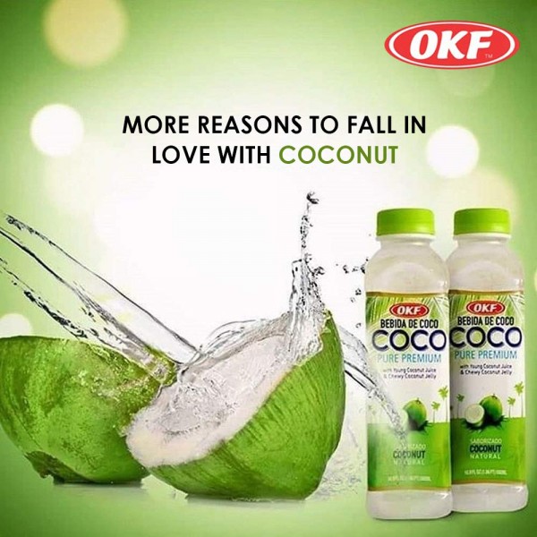 OKF COCO young Coconut Juice Kiste 20 x 50 cl Taiwan