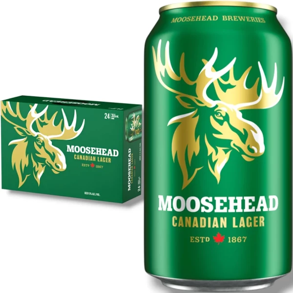 MOOSEHEAD Lager Bier Dose Kise 24 x 355 ml / 5 % Kanada