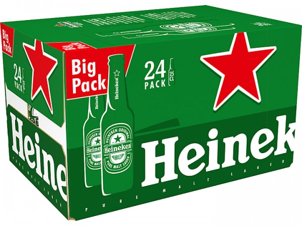 Heineken Lager PICCOLO Kiste 24 x 250 ml / 5 % Holland