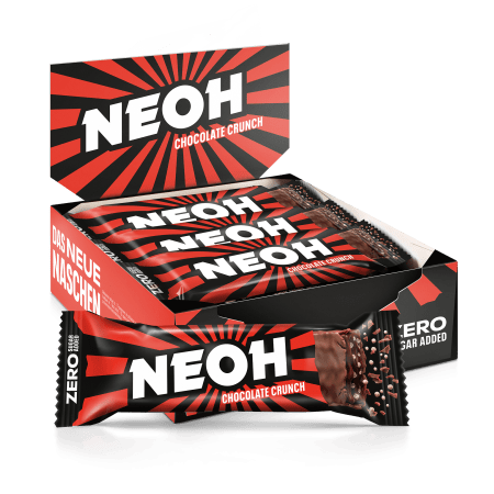 NEOH Protein Riegel Chocolate Crunch Zero Sugar Added Box 12 x 30 Gramm Österreich