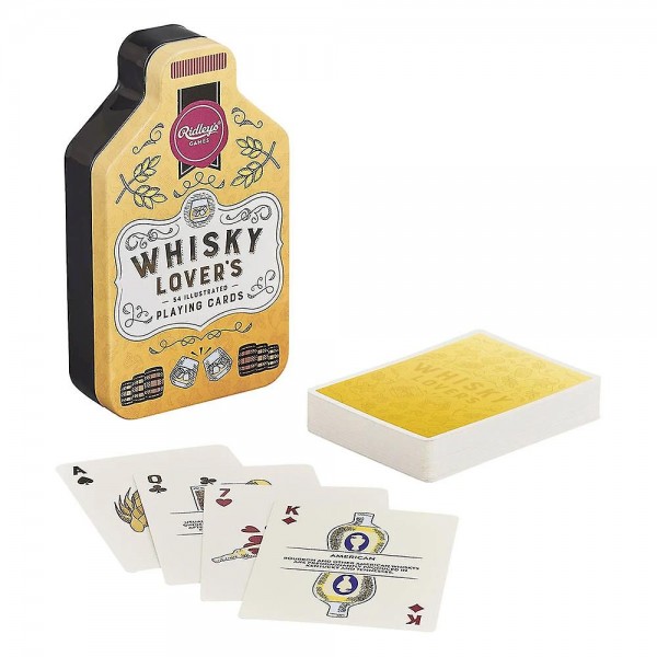 Trinkspiel WHISKY LOVERS Playing Cards 54 Stück by Ridley's Games