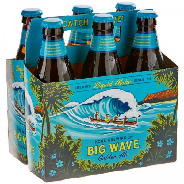 Kona Big Wave Golden Ale Kiste 24 x 355 ml / 4.4 % Hawaii