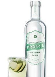 PRAIRIE CUCUMBER Organic Flavored Vodka 75 cl / 35 % USA