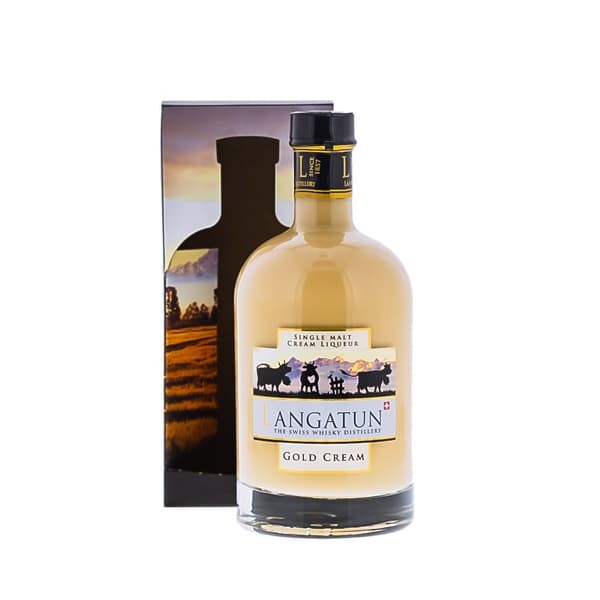 LANGATUN GOLD CREAM Whisky - Likör 50 cl / 18 % Schweiz