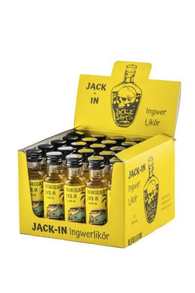JACKIE-SHOT Jack-In INGWER SHOT Box 25 x 2 cl / 16 % Schweiz