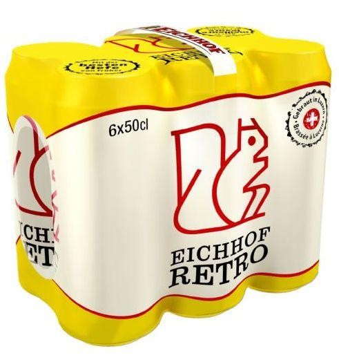 Eichhof RETRO Bier Dose Kiste 24 x 500 ml / 4.8 % Schweiz