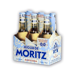 Moritz AIGUA 0.0 % Alkoholfreies Bier Kiste 24 x 330 ml Spanien