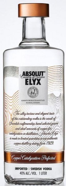 Absolut ELYX 100 cl / 40 % Schweden