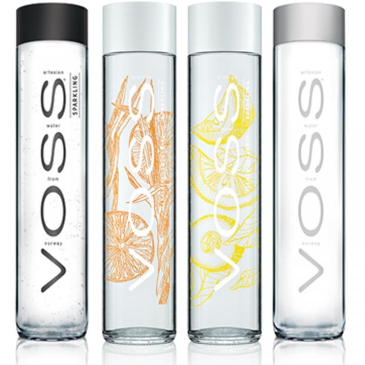 VOSS FLAVORED Sparkling Water LEMON CUCUMBER 375 ml Norwegen drink