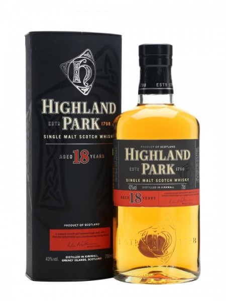 Highland Park Single Malt Scotch Whisky 18 Years 70 cl / 43 % Schottland