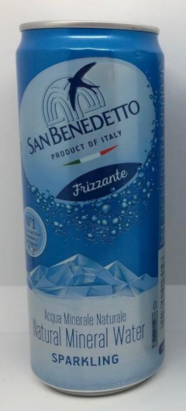 San Benedetto Acqua Minerale SPARKLING Dose 330 ml Italien