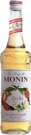 MONIN Premium Litchi / Lychee Sirup 70 cl Frankreich