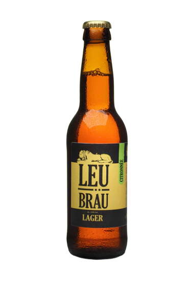 LEUBRÄU Lager Citronée Kiste 24 x 330 ml / 4.8 % Schweiz