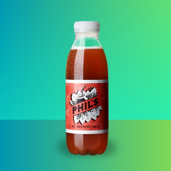 PHIL'S Matetee mit Limette Bio PET Kiste 24 x 500 ml Schweiz