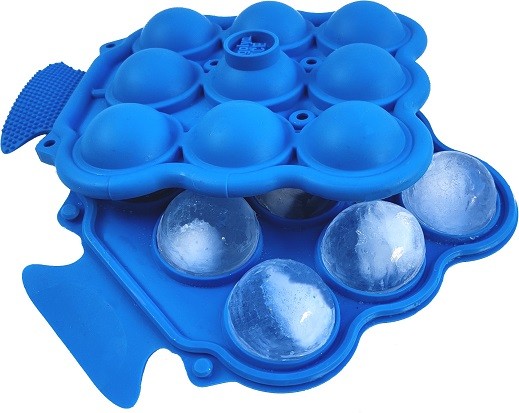 golyo ICE silicone ice cream mold for 9 large ice cream scoops, each 4.5 cm in diameter