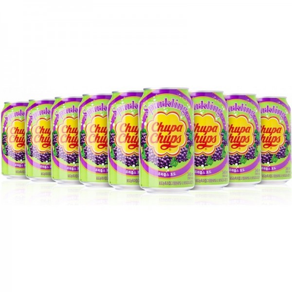 Chupa Chups GRAPE Kiste 24 x 345 ml Korea