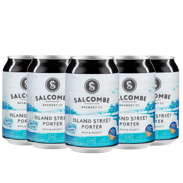 SALCOMBE Island STREET Porter Craft Brew Dose Kiste 24 x 330 ml / 5.9 % UK