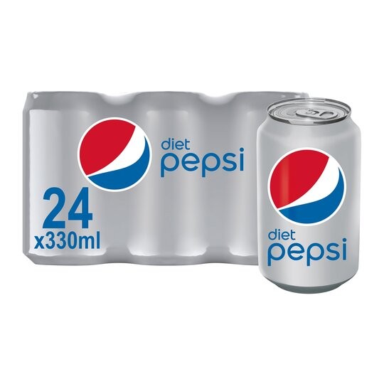 Pepsi DIET Cola Dose Kiste 24 x 330 ml UK