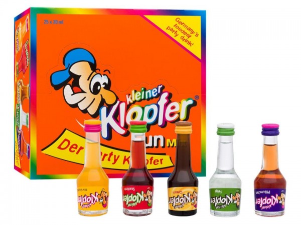 Kleiner KLOPFER FUN Mix Box 25 x 2 cl / 16 % Italien