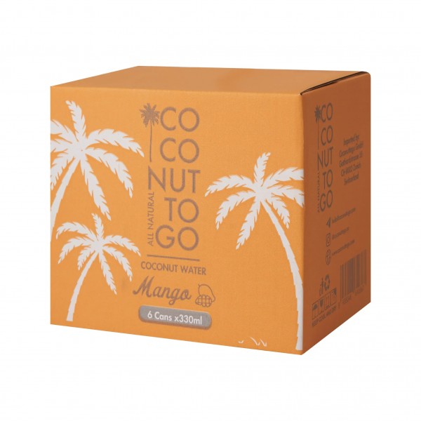 Coconut to go MANGO Kokoswasser + Mango KISTE 24 x 330 ml Vietnam