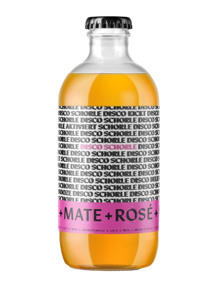 DISCO SCHORLE ROSE + MATE Weinmischgetränk 330 ml / 4.2 % Schweiz