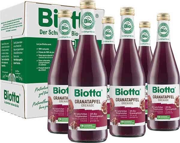 Biotta Bio Granatapfel Kiste 6 x 50 cl Schweiz