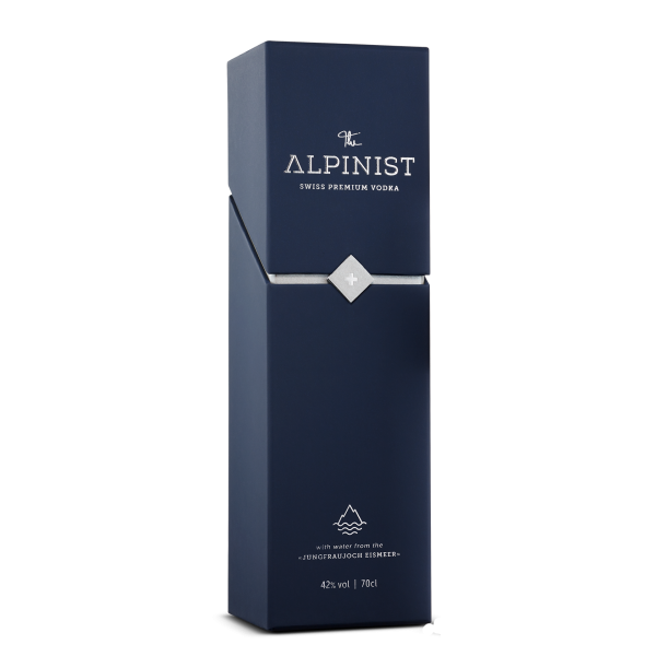 The ALPINIST Premium VODKA mit edler Verpackung 70 cl / 42 % Schweiz