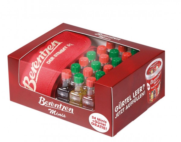 Berentzen Shot GURT mit PET Shot Flaschen 24 x 2 cl / 16 % Deutschland