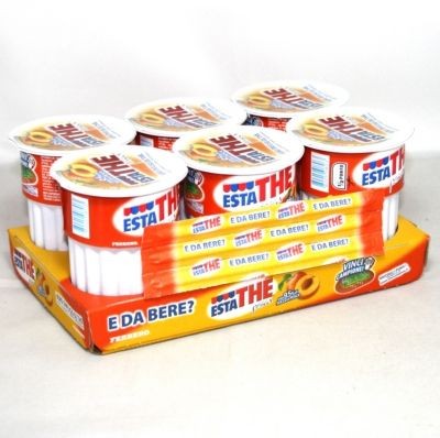 EstaThe alla Pesca PET Becher 6 Pack 6 x 200 ml Italien