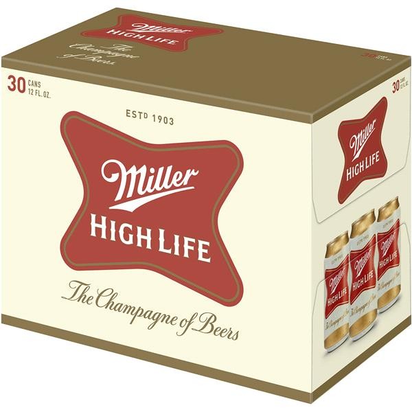 Miller HIGH LIFE one Quart Case 12 x 946 ml / 5 % USA