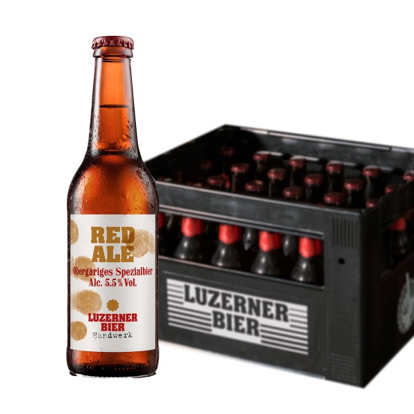 HANDWERK RED ALE Luzerner Brauerei 24 x 330 ml / 4.5 % Schweiz