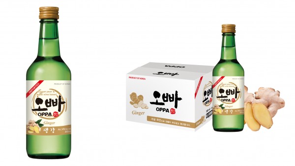 OPPA SOJU GINGER Flavour Kiste 20 x 36 cl / 14 % Korea