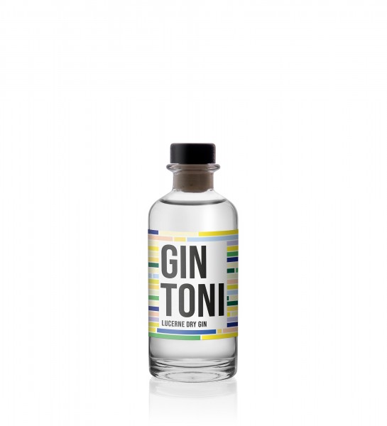 GIN TONI Lucerne Dry Gin KLEINFLASCHE 20 cl / 40 % Schweiz